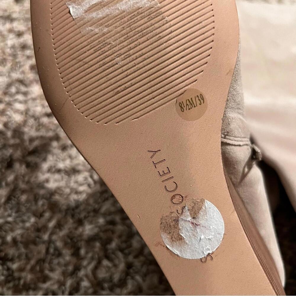 Sole Society Cream Over the Knee Boots - Picture 5 of 9